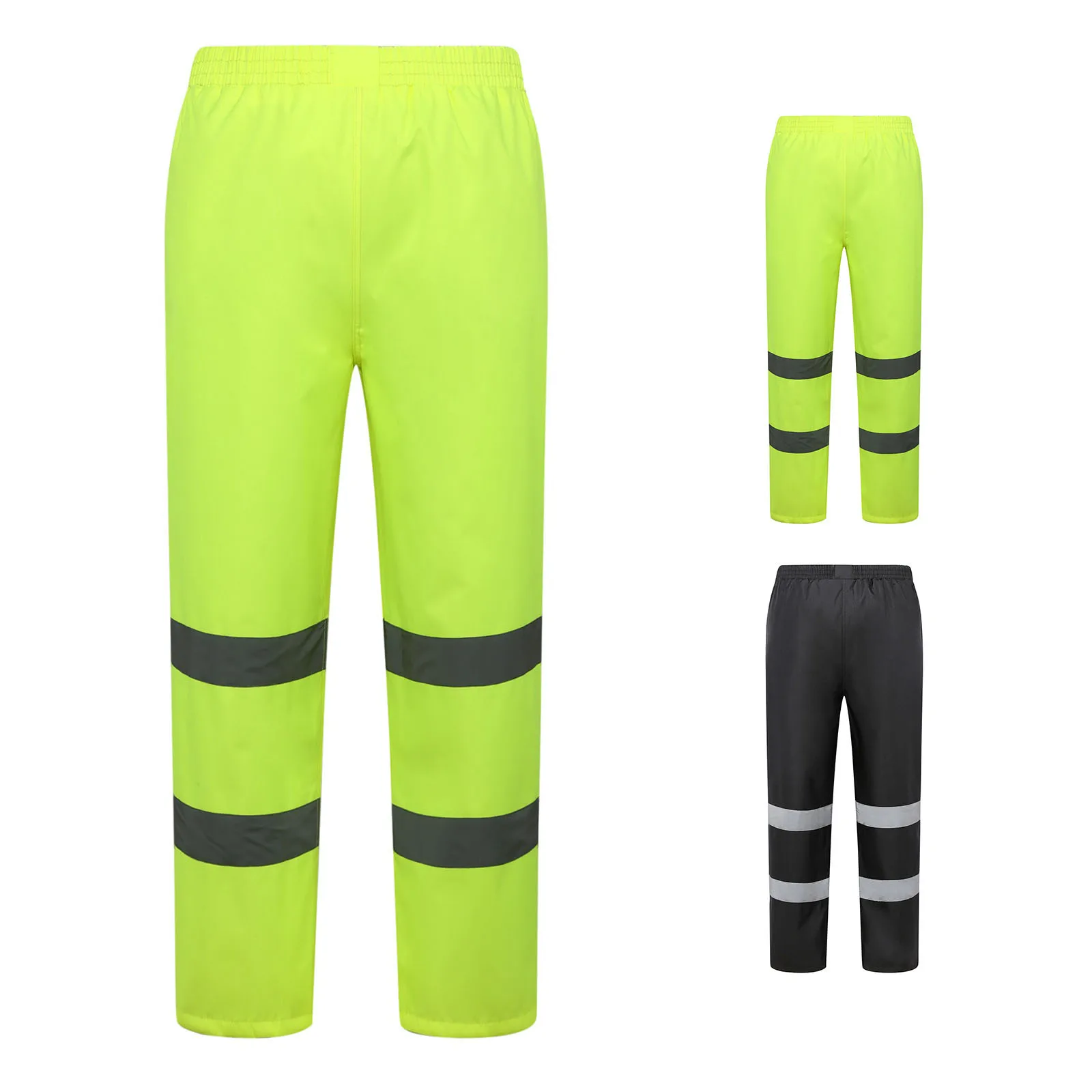 

New Men's Fahison Sport Sweat Pants Work Fleece Bottom Joggerms Joggers Yellow Black Orange Fluorescent Green Autumn