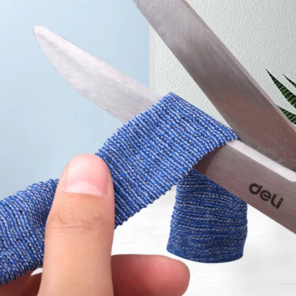 10PCS Disposable Cotton Finger Cots Protectors Multicolor Tubular Care Bandage Thickening Wear-resistant Sports Safety Work