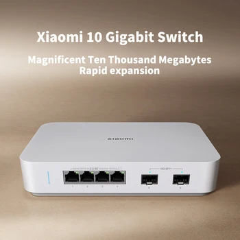 10G Ethernet Switch 4×2.5G+2×10GMbps Mini Network Switch