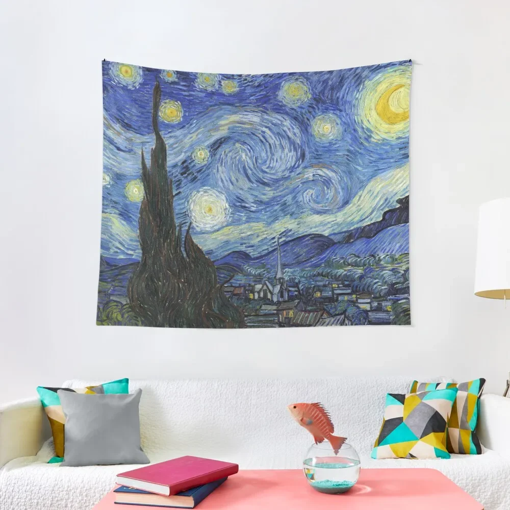 

Starry Night - Vincent Van Gogh Tapestry Hanging Wall Decorative Wall Murals Tapestry