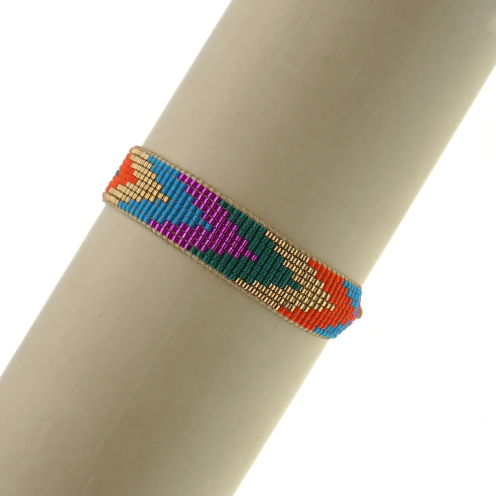 

Женский браслет Радужный наконечник стрелы креативный модный простой браслет ручной работы унисекс в богемном стиле с бусинами