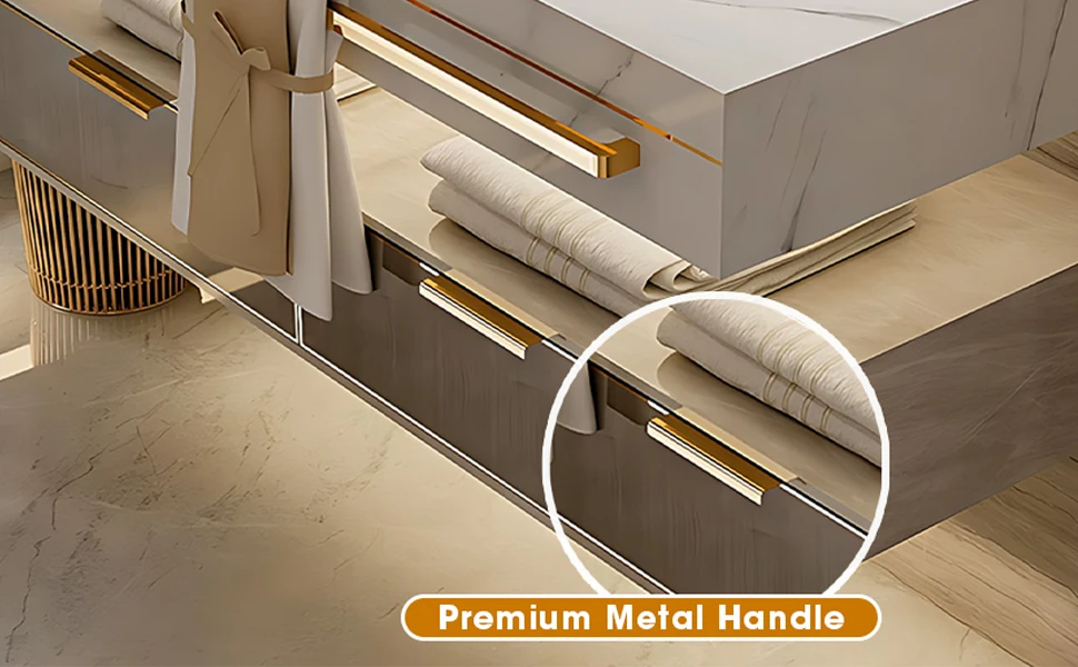 Description Picture 5 of itemWashroom Vanity Modern Bathroom Vanity Set Modern Bathroom Modern Design Double Sink Bathroom Cabinets