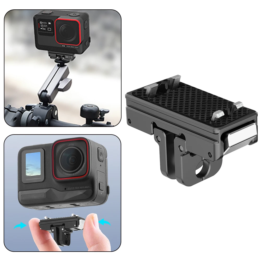 마그네틱 퀵릴리즈 베이스, 퀵릴리즈 베이스 브래킷, 마그네틱 어댑터 마운트, Insta360 Ace/Ace Pro 스포츠 카메라용