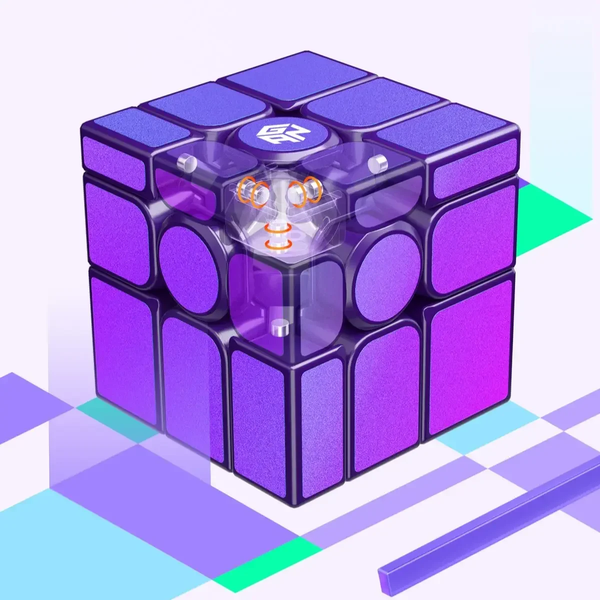Picube GAN 3x3 미러 큐브, 마그네틱 큐브, 전문 퍼즐 장난감, 스트레스 방지, 캐스트 코팅, 어린이 선물, Gan Mirror M