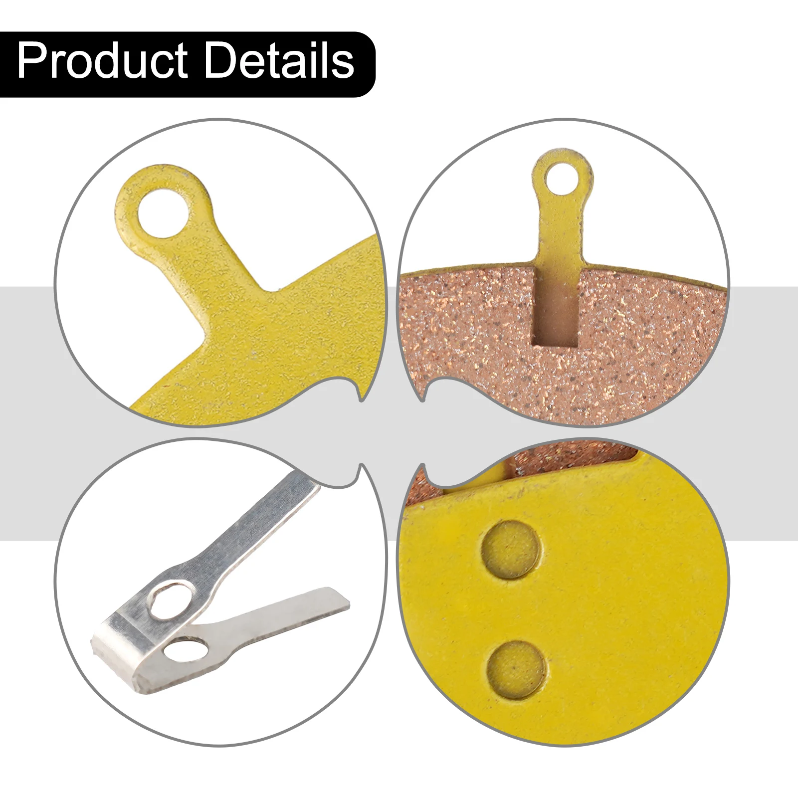 

1 Pairs MTB Brake Pads Sports Goods Electrics Bicycles Full Metals Disc Brake Pad For Ebike S5 Disc Brake Pads Accessories