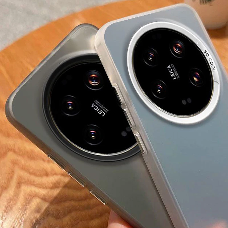 غطاء غير لامع لـ Xiaomi Mi 14 Ultra ، جلد الشفق ال...