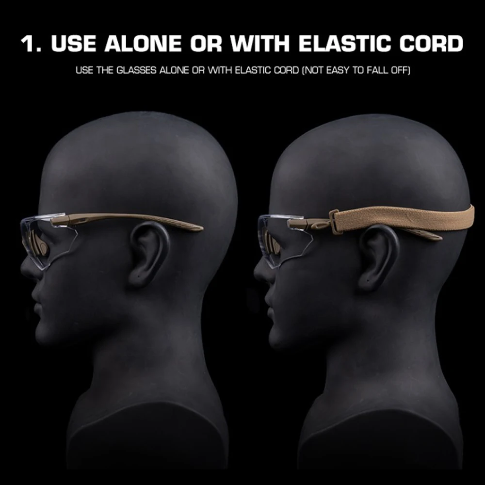 Polarized sports glasses polarized glasses tactical goggles shooting glasses polarized goggles Tactical Goggles Polarized Glasses Airsoft Shooting Windproof Sunglasses Multi-purpose Motorcycle Cycling Glasses Helmet Gear