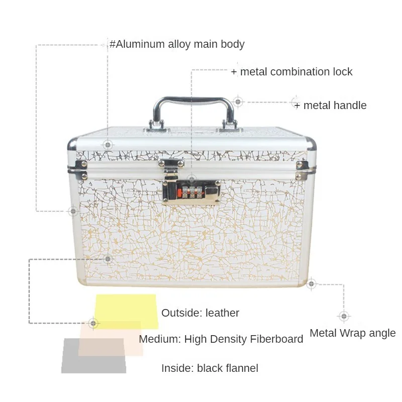 Hand-Held Aluminium Alloy Piggy Bank for Adults, Cash Saving Bank, Coin Organizer, Money Safe Box, Home Decoration Safe Gift 4