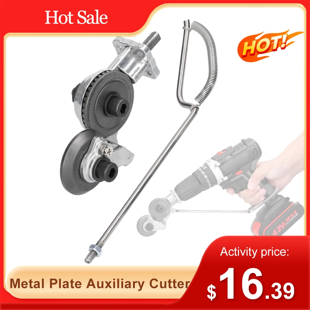 Sheet Metal Cutter Drill Attachment  Metal Electric Drill Plate Cutter -  Electric - Aliexpress