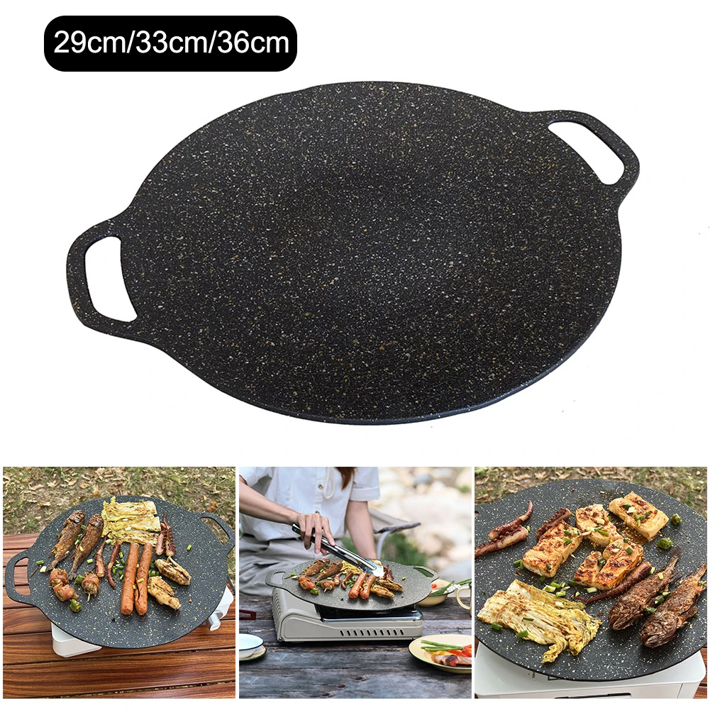 Oil Frying Baking Pan Non-stick Frying Pan Multi-purpose Induction Cooker  for Outdoor Camping Kitchen Bakeware Household Tools