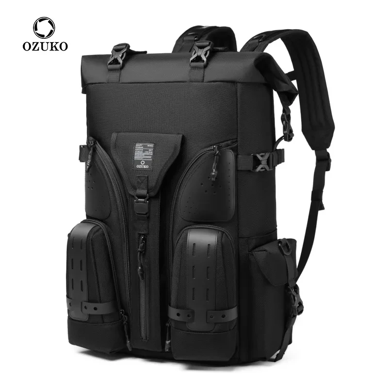 OZUKO Tactical Backpack Army Attack Bag Molle System Bags Backpacks Outdoor Sport Backpack Camping Walking Backpacks
