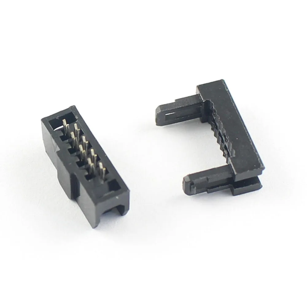 2mm 2.0mm Pitch FC 6/8/10/12/14/16/18/20/22/24/26/30/34/40/44/50/60 Pin IDC Female Header Connector For 1mm Flat Cable 10pcs electrical connectors,cable connector,electrical connector,pin header