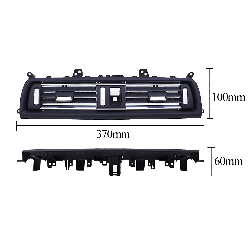 Auto Armaturen brett zentrale Klimaanlage AC Entlüftung gitter Panel Tirm für BMW 5er Serie F10 F11 520 525 528 535 64229166885 64229209136