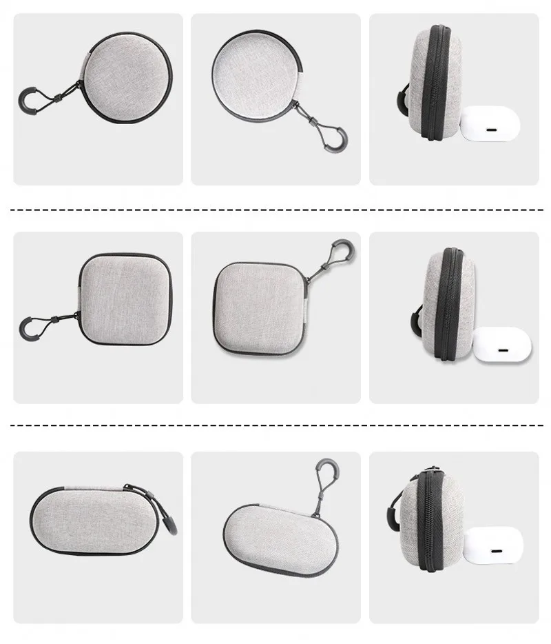 Stunning EVA Earphone Case With Smooth Glide Zipper Keeps Gear Safe