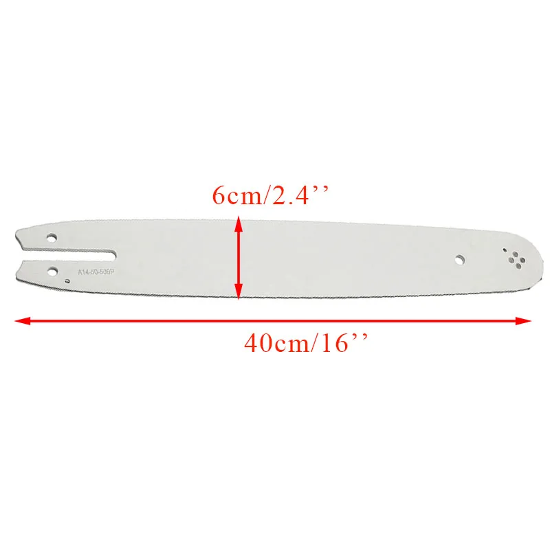 1 Set 14 Inch Chain Saw Chain Guide Bar+2 Saw Chains 3/8 LP For STIHL 017 MS170 MS171 Chain Saw Replace Woodworking Garden Tool 4