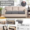 Stretch Jacquard Couch Cushion Covers Chair Sofa Covers Seat Cushion Slipcovers Cushion Protector for 1-2-3 Seaters Replacement 2