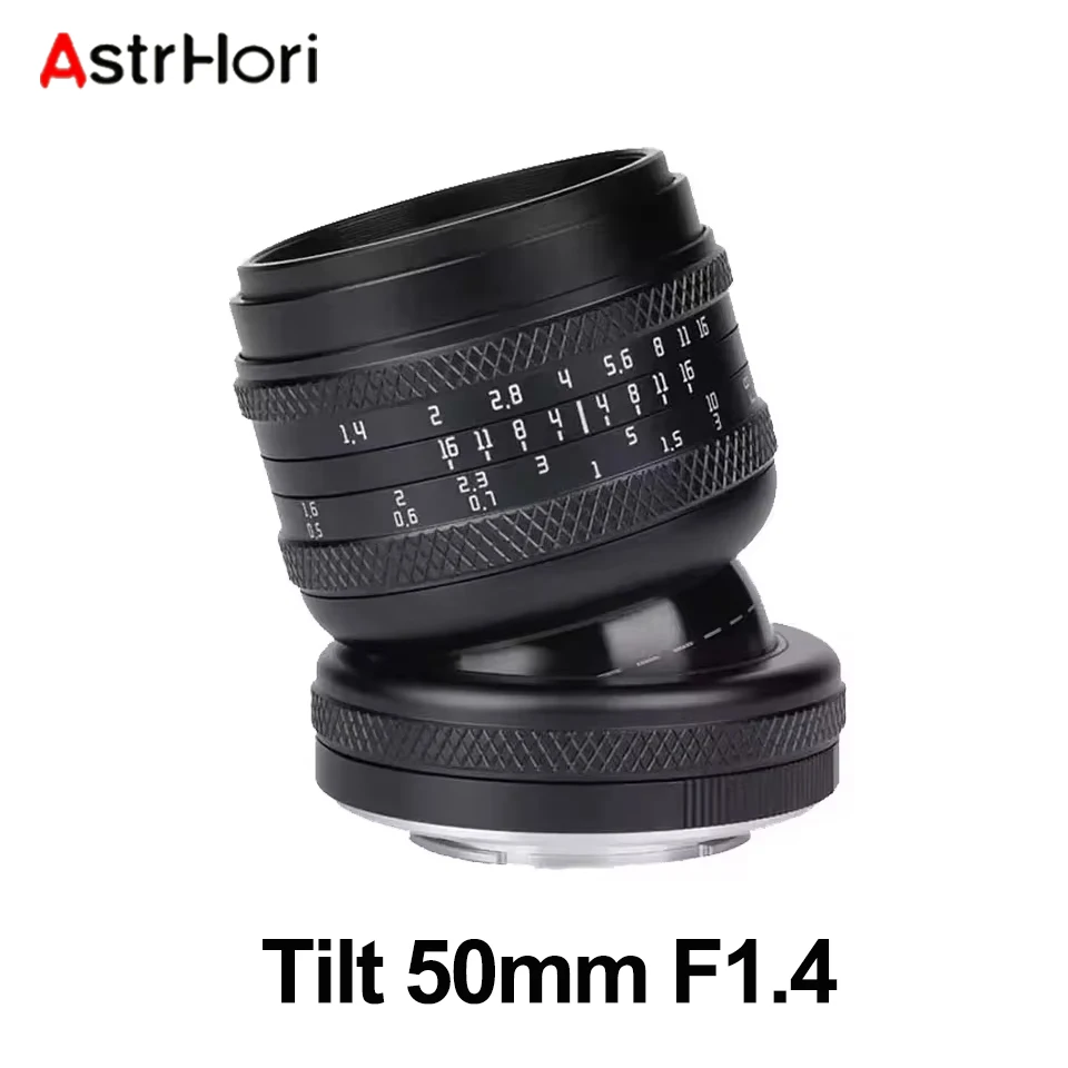AstrHori 50mm F1.4 Tilt-Shift Full Frame Manual Focus Lens for