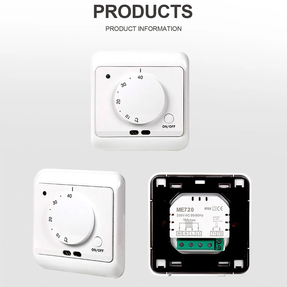 

ME720 Manual Programmable Constant Temperature Floor Heating Temperature Controller Gas Boiler Temperature Controller