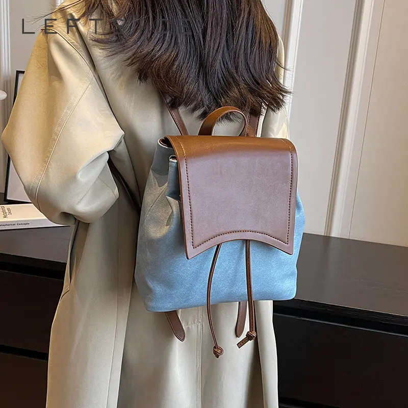 LEFTSIDE Saddle Shoulder Side Bags 2023 Winter Designer Trend Crossbody Bag  Small Leather Fashion Handbags and Purses