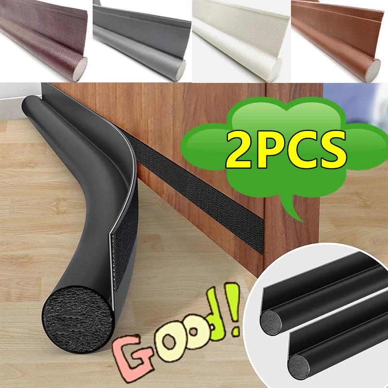 

2/1 шт., уплотнительная лента для нижней части двери, ветрозащитная водонепроницаемая лента для двери под ветром, изолированные домашние уплотнительные ленты из акустической пены