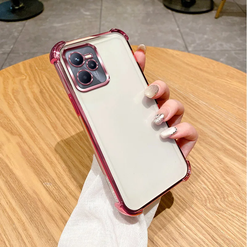 Clear Electroplate Shockproof Protective Cover
