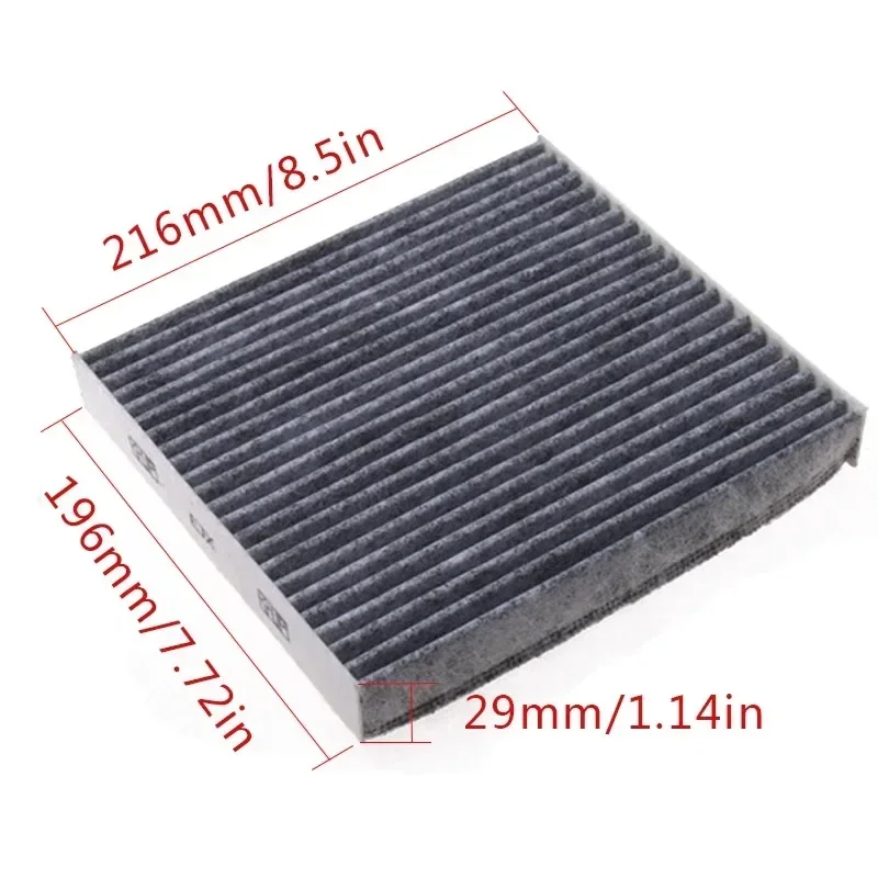 ふー　2口 Car Pollen Cabin Air Filter 87139-YZZ08 87139-30070 87139