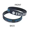 3pcs volleyball believe you can  victory winner never quit never give up rubber bracelet silicone wristband 4