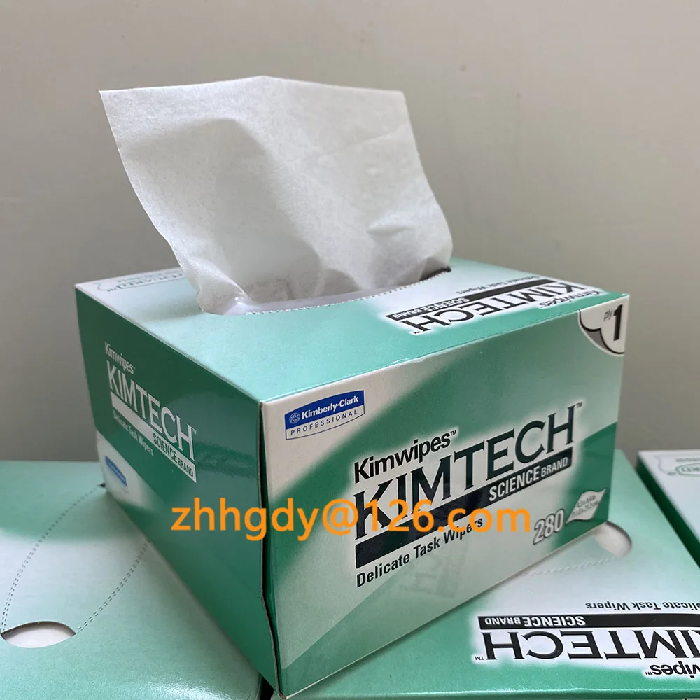 Estremità della Fibra ottica Viso Pulire Carta 280 Pz/pacco In Fibra di Carta di Pulizia Packes KIMTECH Carta senza Polvere Anti-Statica Pulire