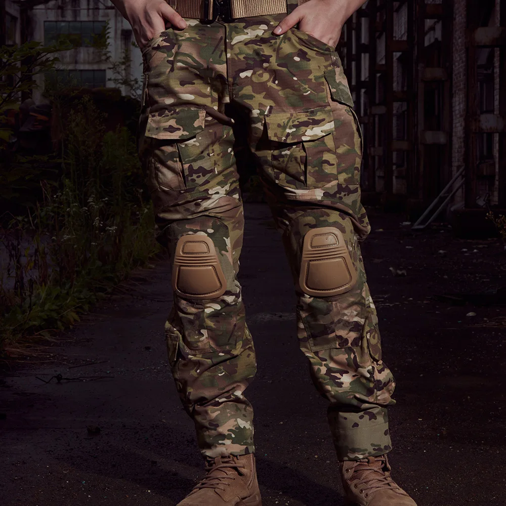 

Combat Frog Clothing Tactical Pants Outdoor Military Fans Special Forces Wear and Scratch Resistant Camouflage Frog Pants