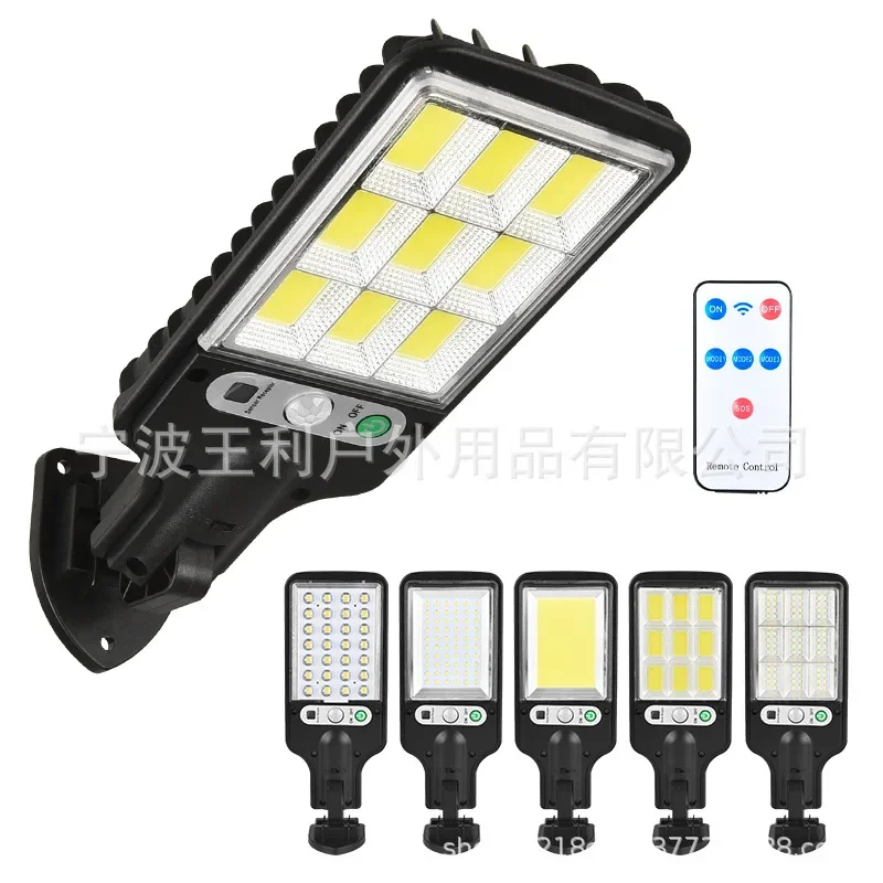 

New Outdoor LED Solar Wall Light Human Sensing Garden Light Household Wall Lighting Remote Control Street Light