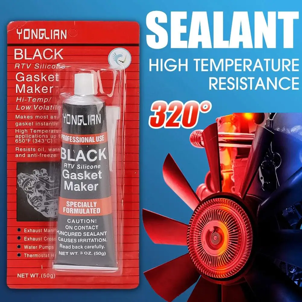 Hi-Temp Sealant Oil Resistant No Gasket Adhesive High Temperature automotive sealant For Car Automotive Motorcycle Engine Seal 85/50g
