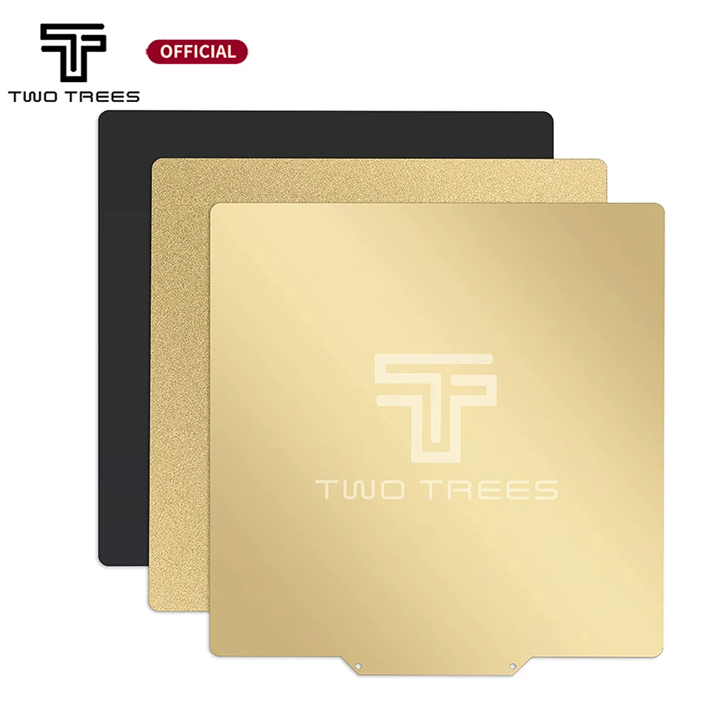 Twotrees Placa de Aço de Mola Pei de Dupla Face Twotrees Placa de Construção Magnética Pei 220 235 310 mm Cama Aquecida Impressora 3d Ender Ender 5