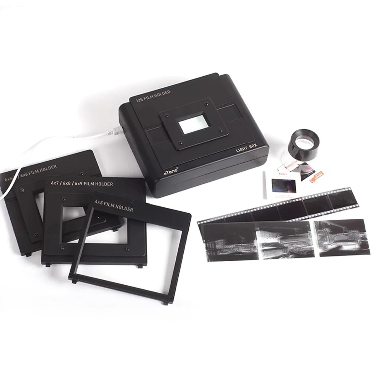35mm 135 Film Scanner 120 4x5 Film Viewer Negatives Scanning Viewing Highquality Digitize Copying Converter Adjustable LED Light