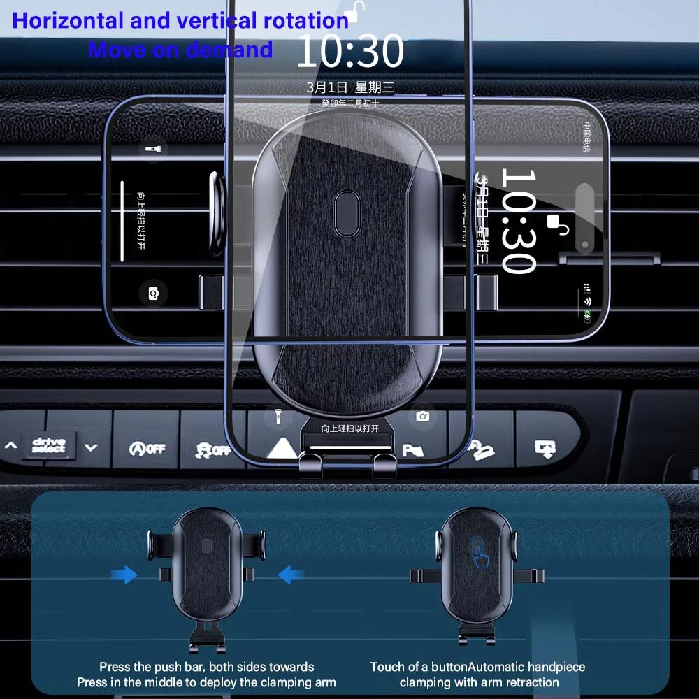Universal Car Phone Holder for Dashboard and Windshield