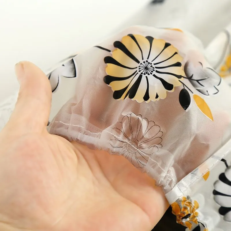 Plastic Printed Floor Standing Fan Cover Fan Dust Cover Transparent Desktop Waterproof Dust Universal Sun ProtectZE856