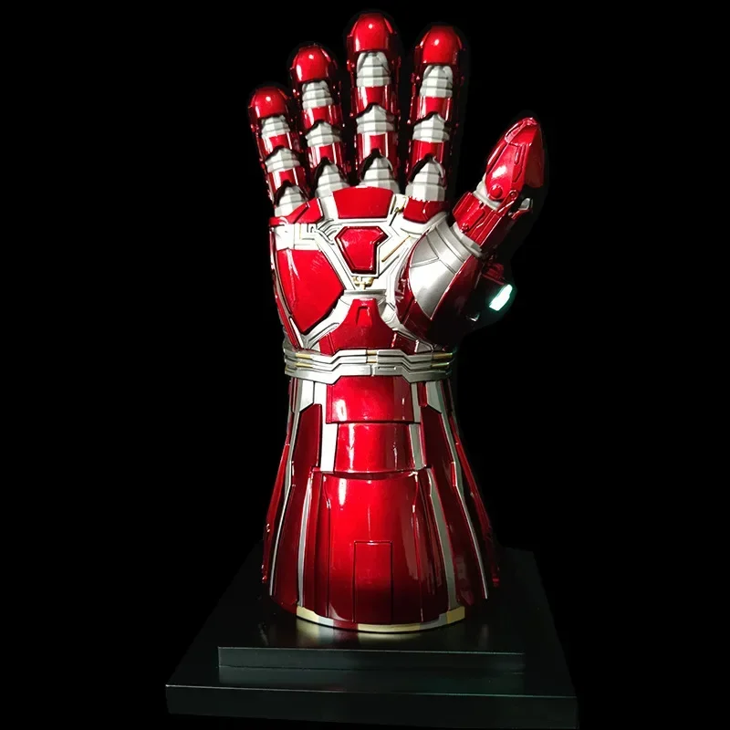 

45cm Marvel The Avengers Thanos Halloween Wearable Toys For Children Adults Cos Props Figure Glow Gloves Model Ornaments