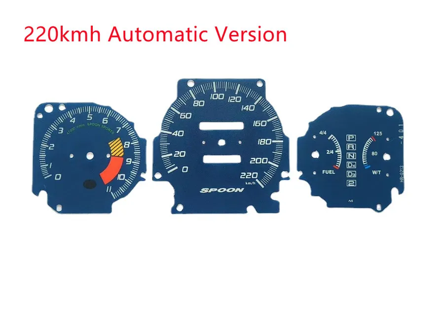 GaugeFacesOverlaykitSpoonstyleforHondaCivicEK3EK9VTISI