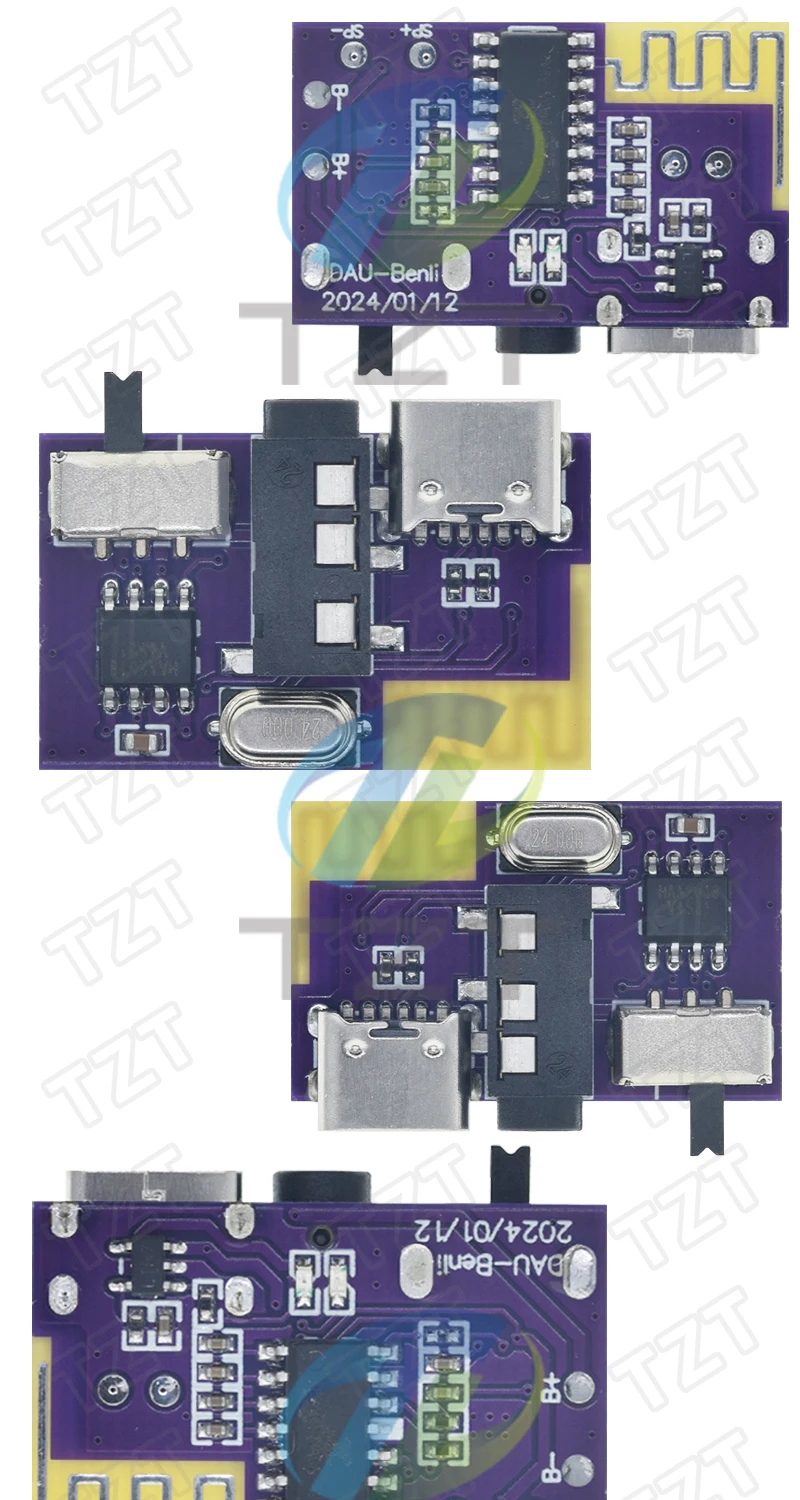 DC 3,5V-5V 5W Bluetooth-5.4 Verstärker MP3-Player-Modul TWS 3,5mm AUX-Empfänger DIY-Lautsprecher – Detail 3