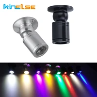 1W 3W Cabinet Mini LED Spotlight Jewelry Showcase Wine Counter Display Lighting Lamp 360 Degrees Rotatable Adjustable Spot Light 1