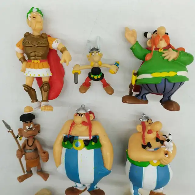 Asterix, Obelix, Falbala, Idefix의 매력적인 PVC 만화 피규어