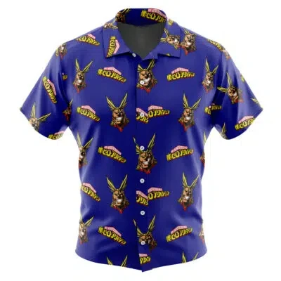Nezuko Kamado Demon Slayer Button Up Hawaiian Shirt 4