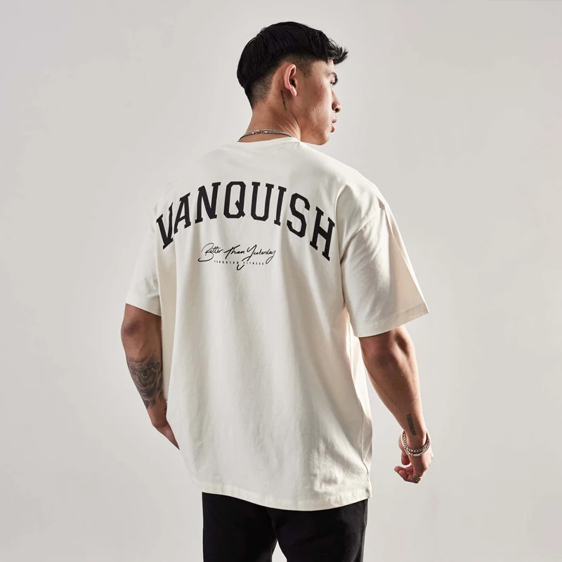 joggers verão nova masculina camisetas esportes casual algodão em torno do pescoço oversized camiseta ginásio correndo musculação manga curta