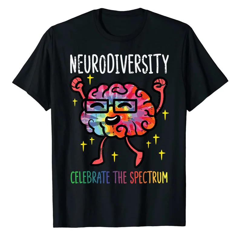 

Neurodiversity Brain Autism Awareness ASD ADHD Men Women Kid T-Shirt Cute Graphic Tee Y2k Top Lovely Gifts Short Sleeve Outfits