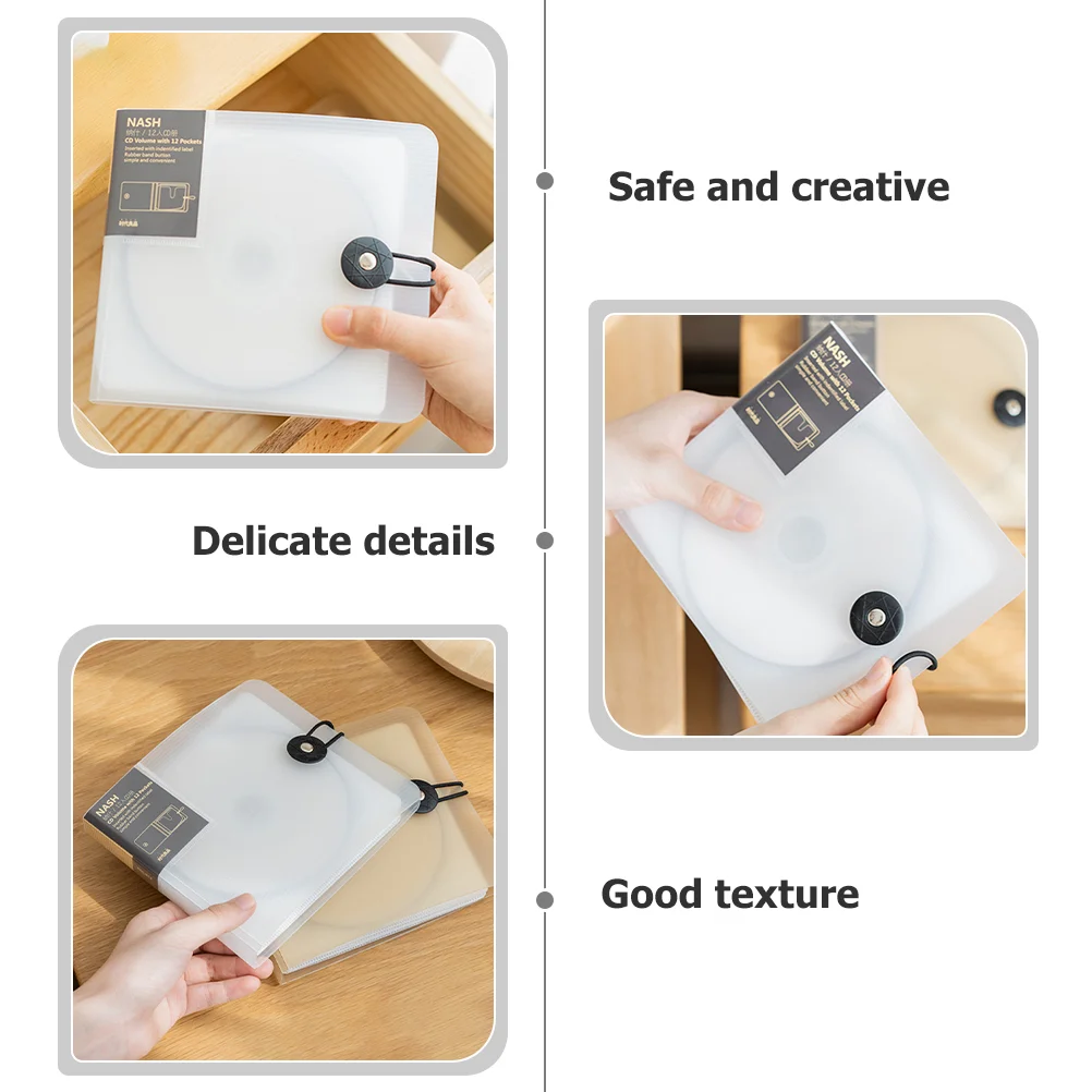 Portable Large Capacity Dvd Storage Binder Case Cd Bag ganizer Pp Travel Container Home Car Cdbinder Box Dvdcases