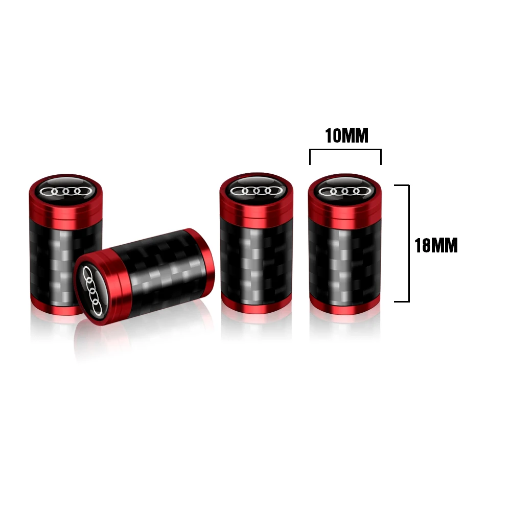 Car Wheel Tire Valve Caps Stem Cover Decoration For Audi TT 8J A1 A3 A4 B5 B6 B7 A5 A6 C5 C6 C7 A7 A8 D3 D4 Q3 42 Q5 8U Q7 4L R8 tire valve caps,tire valve cap,tire stem cover