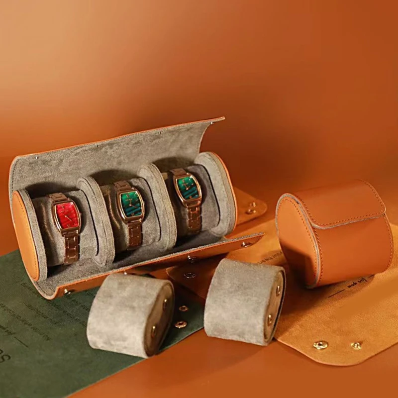 

Роскошные часы Roll Box 1/3 слота PU часы для держателя корпуса для мужчин и женщин часы