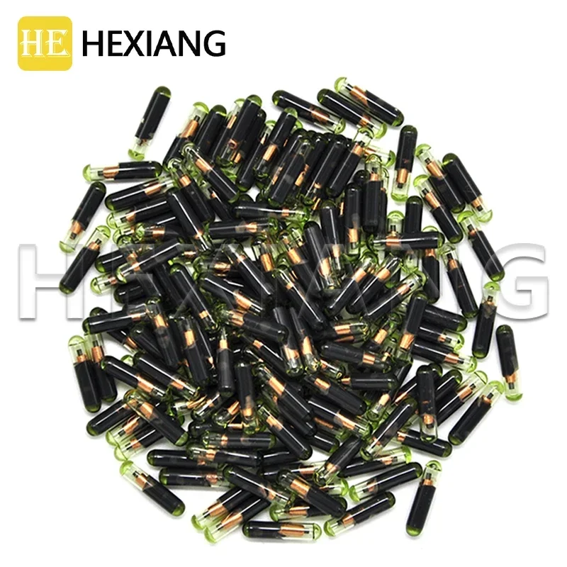 

HE Xiang Car Remote Key Parts Transponder Chip For Ford Mondeo Focus Ka Fiesta Original 4D60 Big Glass Blank Chip