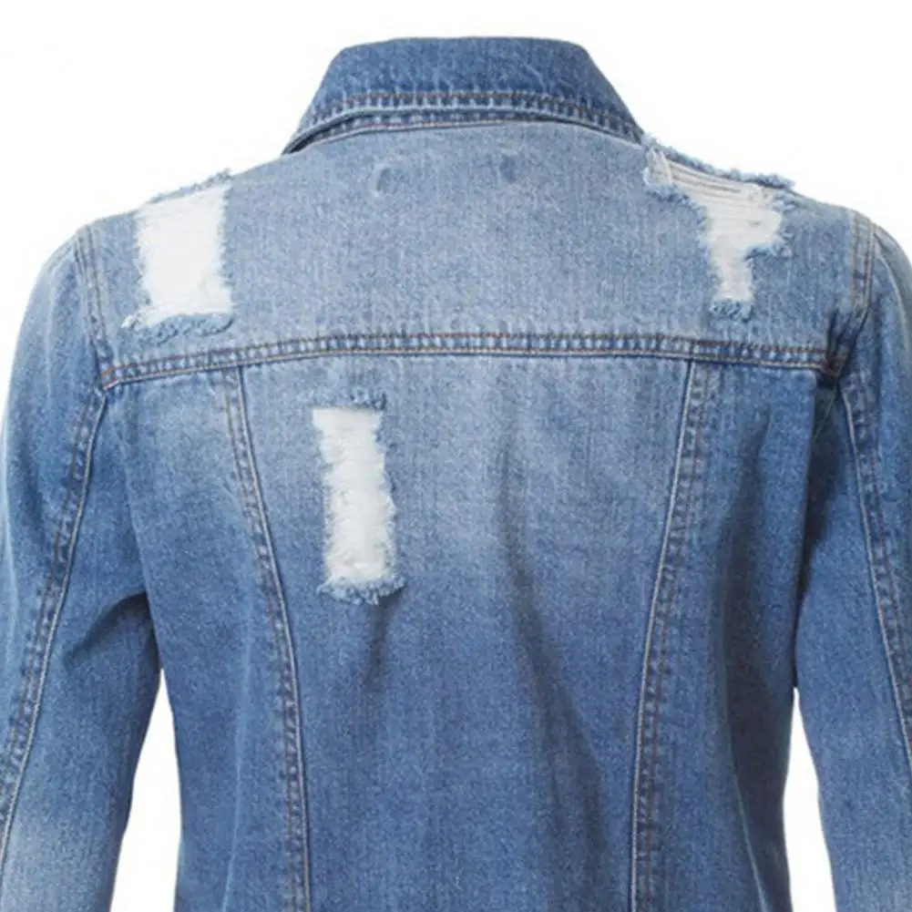 Rick Owens Jumbo Worker Distressed Denim Jacket - Farfetch