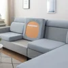 Plain Sofa Seat Cushion Covers Elastic Protector Covers Pets Kids Spandex Washable Living Room Sofas Cushion Case Chaise Lounge 6