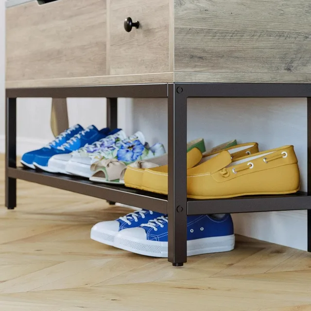 Entryway Shoe Storage Bench 5